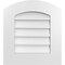 Ekena Millwork Arch Top Surface Mount PVC Gable Vent: Functional, w/ 3-1/2"W x 1"P Standard Frame, 18"W x 20"H GVPAR18X2001SF - alternate 1